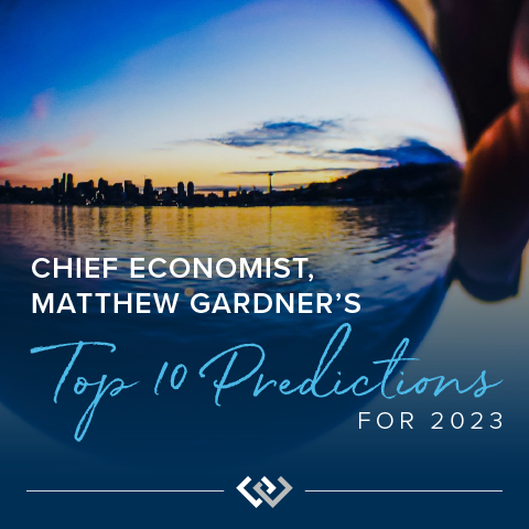 Chief Economist, Matthew Gardner's Top 10 Predictions for 2023